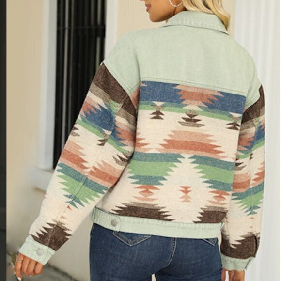 THE KARIANA LADIES AZTEC PRINT  JEAN SHACKET - Picture 3 of 9